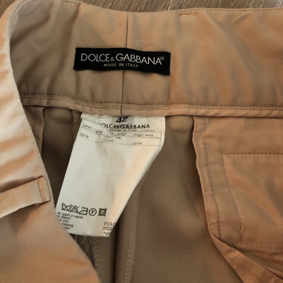 Dolce & Gabbana Slacks Wide Leg Made in Italy Wool - Picture 3 of 5